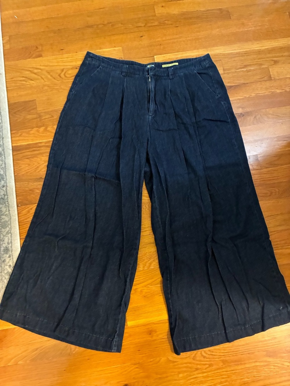 Anthropologie Maeve Dark Indigo Denim Pants - size 18W